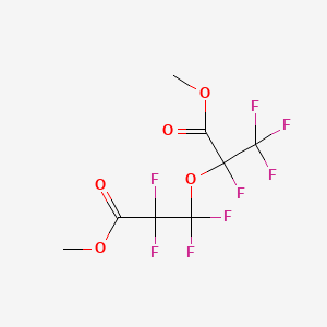 molecular formula C8H6F8O5 B12061816 Dimethyl perfluoro(2-methyl-3-oxaadipinate) 