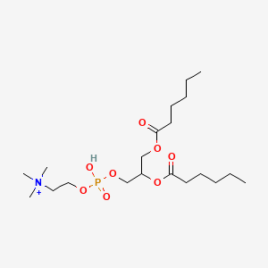 2-[2,3-di(hexanoyloxy)propoxy-hydroxyphosphoryl]oxyethyl-trimethylazanium