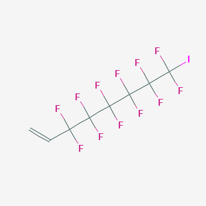 molecular formula C8H3F12I B12061830 3,3,4,4,5,5,6,6,7,7,8,8-Dodecafluoro-8-iodo-oct-1-ene 