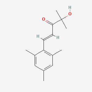 molecular formula C15H20O2 B12061835 (1E)-4-Hydroxy-1-mesityl-4-methylpent-1-en-3-one 