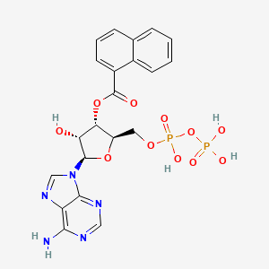 molecular formula C21H21N5O11P2 B1206186 3-NP-ADP CAS No. 71160-02-6