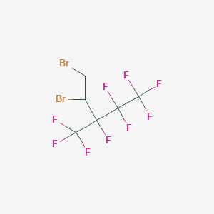 4,5-Dibromo-1,1,1,2,2,3-hexafluoro-3-(trifluoromethyl)pentane