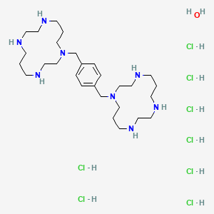 1,1'-[1,4-Phenylenebis(methylene)]bis-1,4,8,11-tetraazacyclotetradecane octahydrochloride hydrate