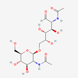 molecular formula C16H28N2O11 B1206190 Glcnacbeta1-6GalNAc CAS No. 136036-84-5