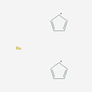 molecular formula C10H10Ru B12061912 Bis(cyclopentadienyl)ruthenium (II) 