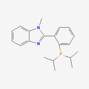 2-(2-(Diisopropylphosphanyl)phenyl)-1-methyl-1H-benzo[d]imidazole