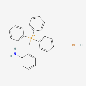 molecular formula C25H24BrNP+ B12061958 (2-aminophenyl)methyl-triphenylphosphanium;hydrobromide 