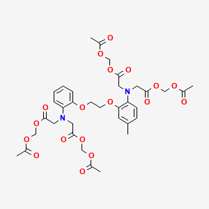 molecular formula C35H42N2O18 B1206197 Calcium specific chelator CAS No. 79735-36-7