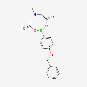 2-[4-(Benzyloxy)phenyl]-6-methyl-1,3,6,2-dioxazaborocane-4,8-dione