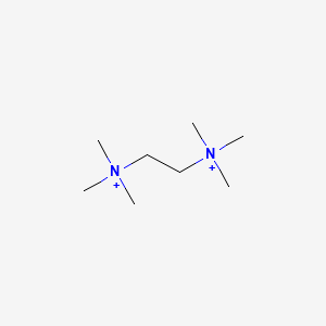 molecular formula C8H22N2+2 B1206198 Dimethonium CAS No. 20828-82-4