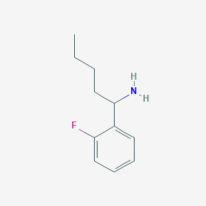 molecular formula C11H16FN B12061988 1-(2-Fluorophenyl)pentan-1-amine 