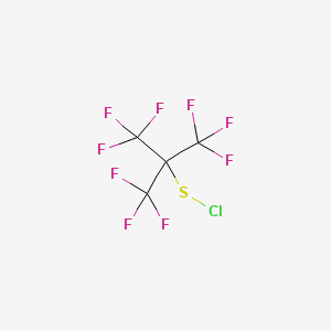 molecular formula C4ClF9S B12062042 Perfluoro-tert-butylsulfenyl chloride 