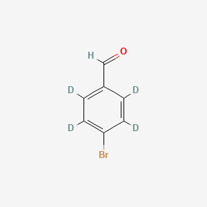 molecular formula C7H5BrO B12062044 4-Bromobenz-2,3,5,6-d4-aldehyde 