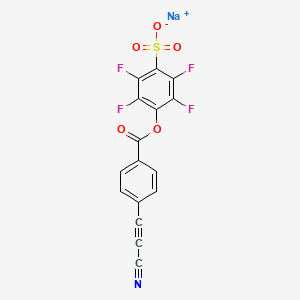 Sodium 4-((4-(cyanoethynyl)benzoyl)oxy)-2,3,5,6-tetrafluorobenzenesulfonate