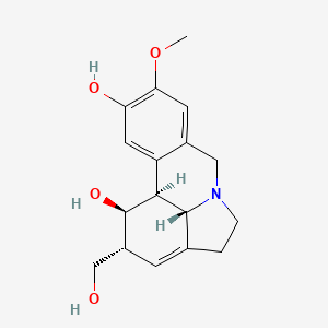 molecular formula C17H21NO4 B1206210 Carinatine CAS No. 64937-89-9