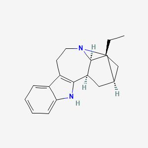 molecular formula C19H24N2 B1206213 伊博加碱 