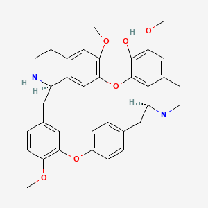 molecular formula C36H38N2O6 B1206215 Daphnandrine CAS No. 1183-76-2