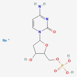 molecular formula C9H14N3NaO7P B12062186 2'-Deoxycytidine 5'-monophosphate sodium salt, Sigma Grade, >=98% 