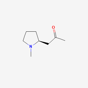 molecular formula C8H15NO B1206219 (-)-Hygrine CAS No. 65941-22-2