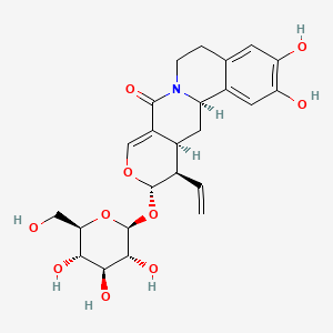 molecular formula C24H29NO10 B1206220 Demethylalangiside CAS No. 47763-23-5