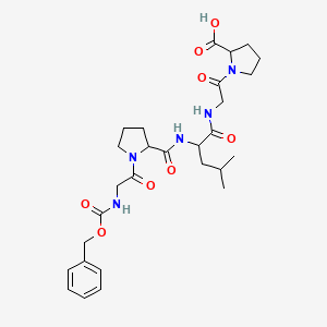 molecular formula C28H39N5O8 B12062268 Z-Gly-pro-leu-gly-pro-OH 