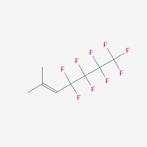 molecular formula C8H7F9 B12062283 2-Methyl-4,4,5,5,6,6,7,7,7-nonafluorohept-2-ene 