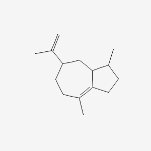 molecular formula C15H24 B1206229 delta-Guaiene CAS No. 3691-11-0