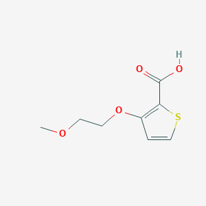 molecular formula C8H10O4S B12062348 3-(2-Methoxyethoxy)thiophene-2-carboxylic acid 