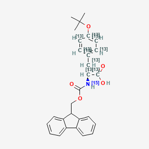 molecular formula C28H29NO5 B12062353 Fmoc-Tyr(tBu)-OH-13C9,15N 