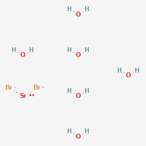 molecular formula Br2H12O6Sr B12062385 strontium;dibromide;hexahydrate 