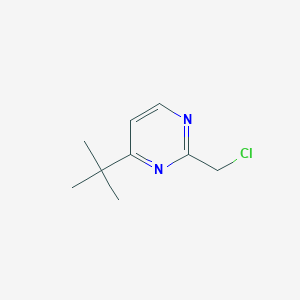 molecular formula C9H13ClN2 B12062386 4-Tert-butyl-2-(chloromethyl)pyrimidine CAS No. 859162-68-8