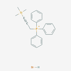 molecular formula C24H27BrPSi+ B12062405 triphenyl(3-trimethylsilylprop-2-ynyl)phosphanium;hydrobromide 