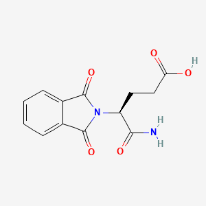 molecular formula C13H12N2O5 B1206241 N-Phthalylisoglutamine CAS No. 2614-08-6