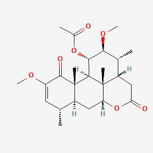 molecular formula C24H34O7 B1206246 Nigakilactone C CAS No. 24148-78-5