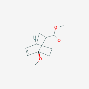 molecular formula C11H16O3 B12062559 methyl (1S,4R)-1-methoxybicyclo[2.2.2]oct-5-ene-2-carboxylate 