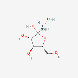 molecular formula C6H12O6 B12062582 (3S,4S,5R)-5-(hydroxymethyl)-2-(hydroxy(113C)methyl)oxolane-2,3,4-triol 