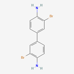 molecular formula C12H10Br2N2 B1206262 3,3'-Dibromobenzidine CAS No. 34237-98-4