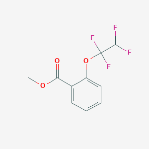 molecular formula C10H8F4O3 B12062631 Methyl 2-(1,1,2,2-tetrafluorethoxy)benzoate 