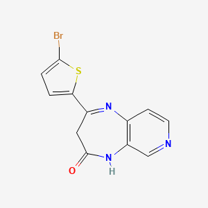 2-(5-Bromothiophen-2-yl)-3H-pyrido[3,4-b][1,4]diazepin-4(5H)-one