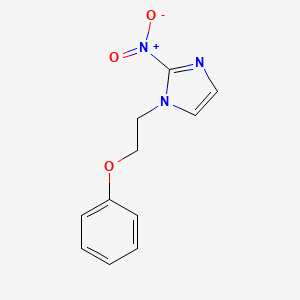 molecular formula C11H11N3O3 B1206269 1-(2-Phenoxyethyl)-2-nitroimidazole CAS No. 71006-77-4