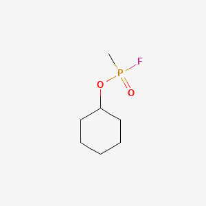 molecular formula C7H14FO2P B1206272 Cyclosarin CAS No. 329-99-7