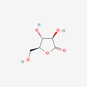molecular formula C5H8O5 B1206276 L-Arabinono-1,4-lactone CAS No. 51532-86-6