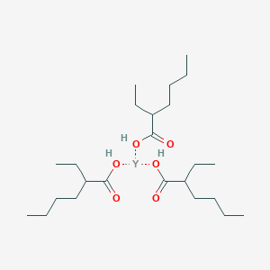 molecular formula C24H48O6Y B12062772 Tris(2-ethylhexanoyloxy)yttrium 