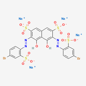 molecular formula C22H10Br2N4Na4O14S4 B12062803 Bromosulfonazo III 