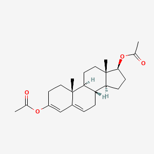molecular formula C23H32O4 B1206281 Androsta-3,5-diene-3,17-diol diacetate CAS No. 1778-93-4