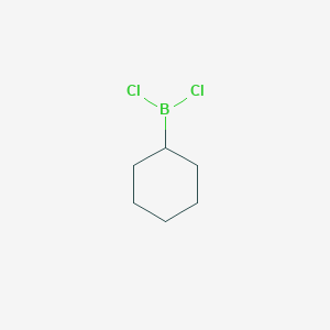 molecular formula C6H11BCl2 B12062822 (Dichloro)(cyclohexyl)borane 