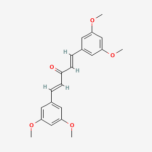 molecular formula C21H22O5 B12062862 1,5-Bis(3,5-dimethoxyphenyl)penta-1,4-dien-3-one CAS No. 39777-58-7