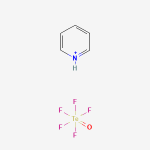 molecular formula C5H6F5NOTe B12062870 Pyridinium teflate CAS No. 40904-35-6