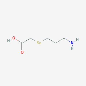 molecular formula C5H11NO2Se B1206290 2-Carboxymethyl-3-aminopropylselenide CAS No. 70663-21-7