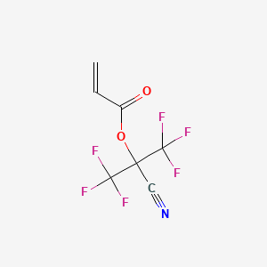 molecular formula C7H3F6NO2 B12062900 2-Cyanohexafluoropropan-2-yl acrylate 